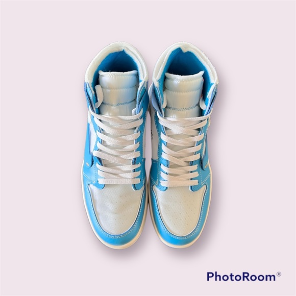 Off-White UNC Jordan 1 - Picture 3 of 7